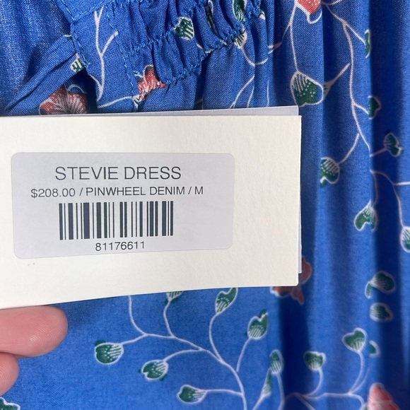 Natalie Martin Stevie Dress In Pinwheel Denim In Blue size medium - Picture 6 of 9